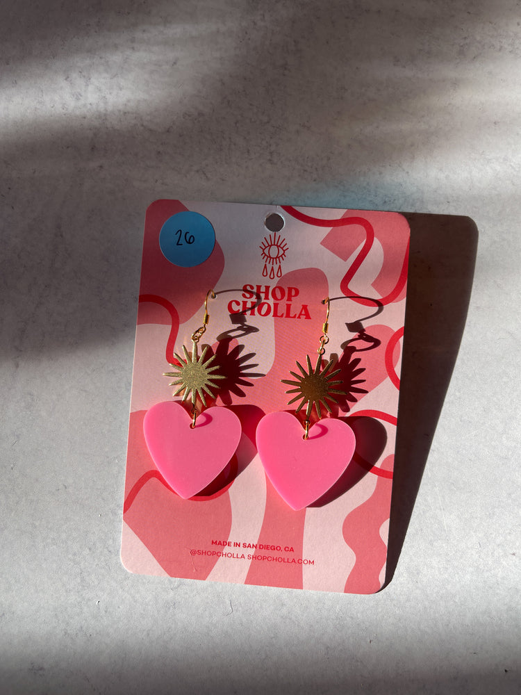 SALE - Metallic Pink Corazon