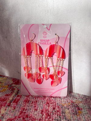 SALE - Candy Striper Raining Hearts