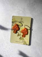 SALE - Orange Orange Full Merry Mushrooms