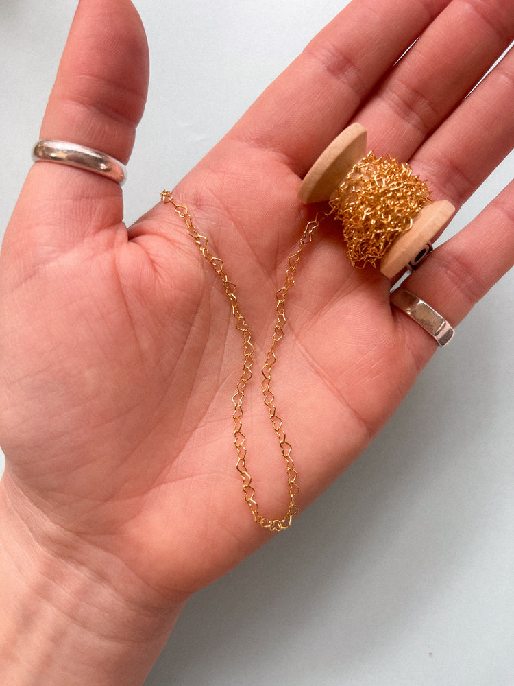 Sweetheart Gold Filled Chain